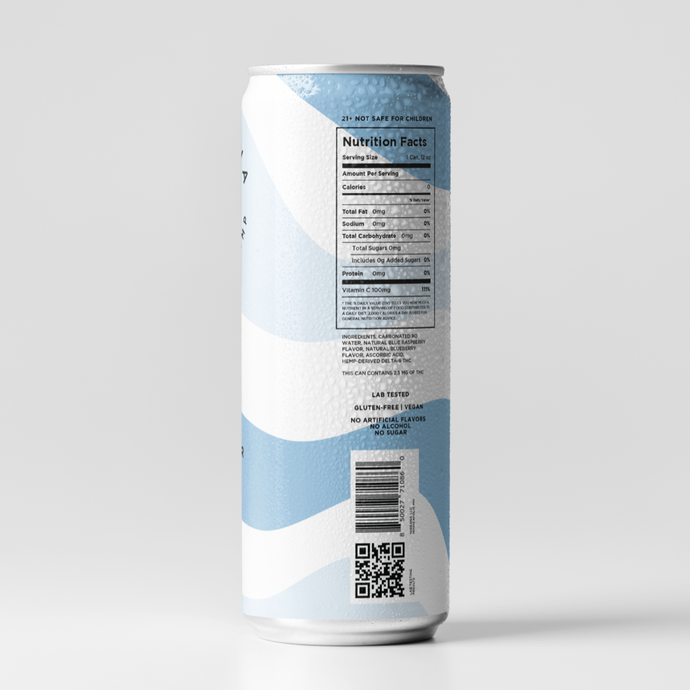 Blue Razz Seltzer